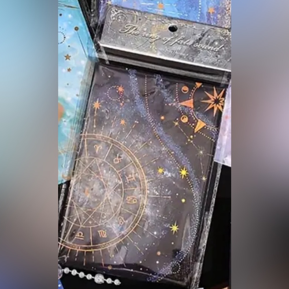 (3 for $20)15-Sheet Vintage Starry Night Scrapbook paper